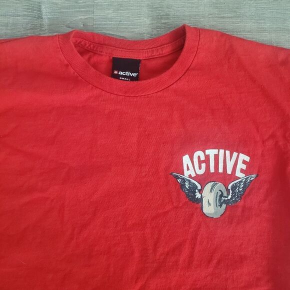 Active Skate Co. Rolling Since 1989 Graphic Print Short Sleeve Shirt Size Small - Picture 2 of 9